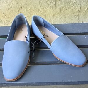 ALDO Women's Hollie Loafer Slip On Sky‎ Blue Sz 6